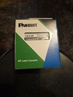 Panduit T100x000bxm-bk Cassette  Continuous Tape  Mp  24mmx9m Black On Yellow
