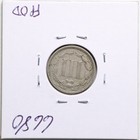 1866 3cn Three Cent Nickel In Choice Vf Condition  6680