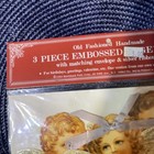 Cherub Card W envelope Angels Diecut Embossed Ephemera Victorian Style