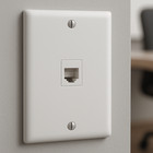 Keystone Insert   Cat6 Keystone Coupler  Unshielded White