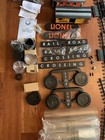 Vintage Lionel Train Set Tracks Lot Bundle-  locomotive  Freight  Lights  As Is 