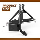 Heavy Duty3point Quick Hitch Tractor Steel Furrow Plow Mechanical Plow Soil Till