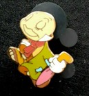 Lot  of 5  Disney Jiminy Cricket Pins  from Boxed Set  excellent Used Condition 