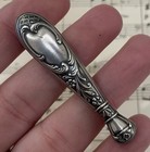 Antique French Art Nouveau Silver 800 Needle Case C1900