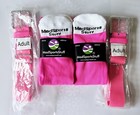 Madsports Stuff Mplos Youth Medium Neon Pink Baseball Socks   Belts 2 Set New
