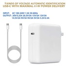 Usb-c Type-c Ac Power Charger Adapter For Macbook Pro 13-inch  2019 2020 2021