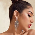 6 Kinds Of 925 Sterling Silver Earrings Cz Hoop Earrings Set For Women Jewelry