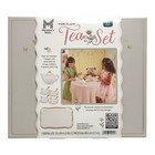 Member s Mark 15-piece Porcelain Butterfly Tea Set And Carrying Case  white 