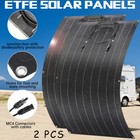 400w Watt Flexible Solar Panel 18v Mono Home Rv Rooftop Camping Off-grid Power