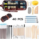 Natural Air-dry Modeling Clay - 10lbs With 40 Pcs Pottery Sculpting Tool Set    