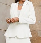 18w Plus Ashro White Party Church Formal Dress Wardrober Denai Pant Skirt Suit
