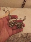 Vintage Brass Metal Baby Carriage Stroller Buggy 