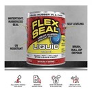 Flex Seal Liquid  Rubber Coating Sealant  Waterproof  Flexible White - 1 Gallon