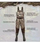8 Fans Chest Waders 1000g Thinsulate Ultra For Hunting Fishing Sz 8 New In Box