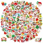 120pcs Christmas Stickers  Stocking Stuffers For Kids  Non-repeating Vinyl Wa   