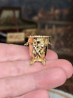 Artisan Miniature Dollhouse Eugene Kupjack Gold Plated French Champagne Bucket