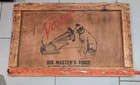 Victor Victrola Nipper Wood Crate His Masters Voice Hmv  Pre Rca 24x15 Dog Read