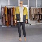 72 h Male Mannequin Full Body Pp Realistic Display Head Turns Dress Form W base