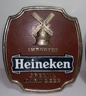 Pair Of Vintage Imported Heineken Special Dark Free Standing hanging Beer Signs