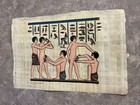 Vintage Egyptian Papyrus Painting -  Circumcision - 13x9   