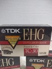 Tdk Tc-30 Ehg Vhs-c Video Cassette Made In Japan Extra High Grade New 3 Pack 