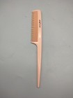 Vintage Goody White Nylon Rat Tail Teasing Fine Tooth Styling Hair Comb Usa Made