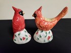 Pfaltzgraff Winterberry Cardinal Salt   Pepper Shakers
