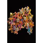 Vintage 90s Handcrafted Designer Artist Pin Brooch Puzzle Abstract Unique Bin4