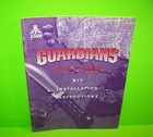 Atari Guardians Of The Hood Video Arcade Game Service Instructions Manual 1992
