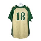 Intensity Athletics Knights Baseball Jersey Gold Green Number 18 Women s M Nwot