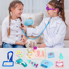 Toddler Doctor Kit  40-piece Play Set With Stethoscope And Flash Cards