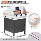Uimoso Electric Paper Cutter 19  Cutting Width 3 14  Thickness 7  Touchscreen