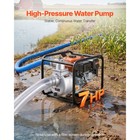Gas Powered Water Pump 3 264 Gpm 7hp Semi Trash Transfer Portable Irrigation