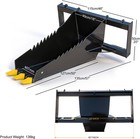 Skid Steer Stump Bucket With Teeth Attachments For Universal Ssqa