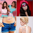 Face Jewels Sticker Make Up Adhesive Temporary Tattoo Body Art Gems Rhinestone