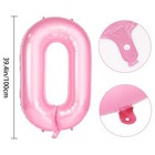 Number 0 Balloons 40 Inch Large Helium Foil Mylar Balloons For Birthdays Part   