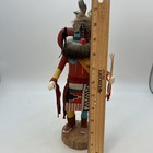 Vtg 10 5    Hopi Kachina Doll Puppy Signed R livingston Native American Cottonwood