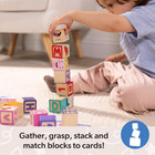 Melissa   Doug Ms  Rachel Letter  Number  And Game Wooden Learning Blocks With A