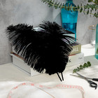 20pcs Black Ostrich Feathers Plumes Bulk For Wedding Party Home Decor 8-10 Inch
