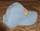 Rare Nwt Nbc Peacock Needlepoint Hat Adjustable Light Blue Harding Lane 2022