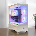 High Performance White Esktop Gaming Pc I7 Gtx1080ti Argb 9fans Wifi6 Bluetooth