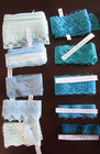 Lot Of 30 Yds Vtg modern Lace Trim Ending Sewing Craft Doll Making Multi-colored