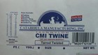 Catahoula 12118 Twisted Tarred Nylon Twine  18 160 Lb  Test 285 Ft 