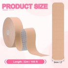 2  X 105 Ft Kinesiology Tape Uncut  Recovery Tapes For Knees Skin Color