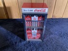 Vintage Enesco Coca Cola Vending Refrigerator Cooler Diecast Musical Bank