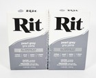 3 Rit Dye Powder All Purpose Concentrated Fabric Color 1 1 8 Oz Pearl Grey