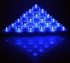 Set Of 24 Waterproof Wedding Submersible Battery Led Tea Lights Underwater Su   
