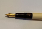 Pelikan 200 Cafe Cr  me Fountain Pen  medium Gold-plated Nib  W box