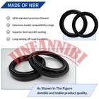 Fork Bushing Dust Oil Seals Rebuild Kit For Kawasaki Kx125 Kx250 1996-2001 Kx500