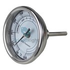 3  Bbq Pit Grill Thermometer Cooking Dial 550f Temp Gauge Smoker Temperature